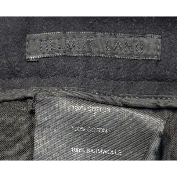 Helmut Lang Pants Soft Brushed Cotton Heavyweight Straight Leg 40 EU / 4 US S - Picture 11 of 16